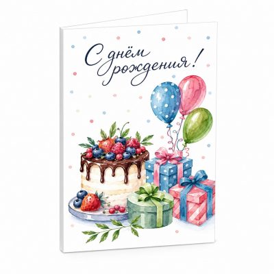 Открытка «С днём рождения 6»