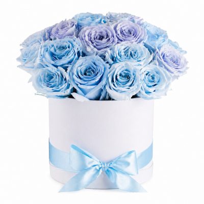 Цветы в коробке «Романтическое пробуждение»